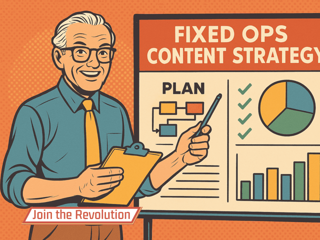 Building a fixed ops content strategy