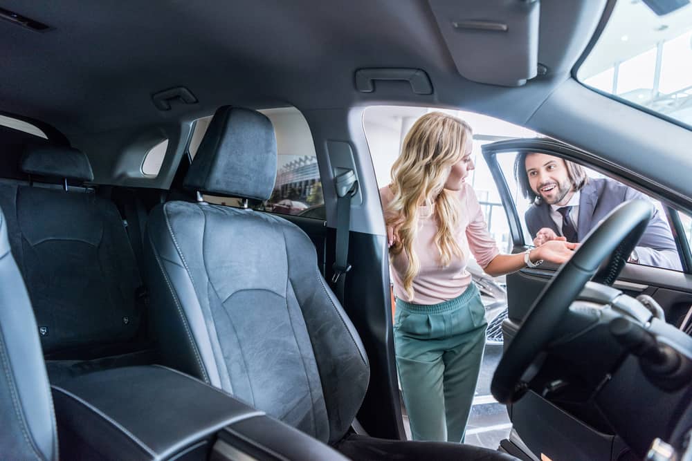 Getting ready for a vehicle test drive